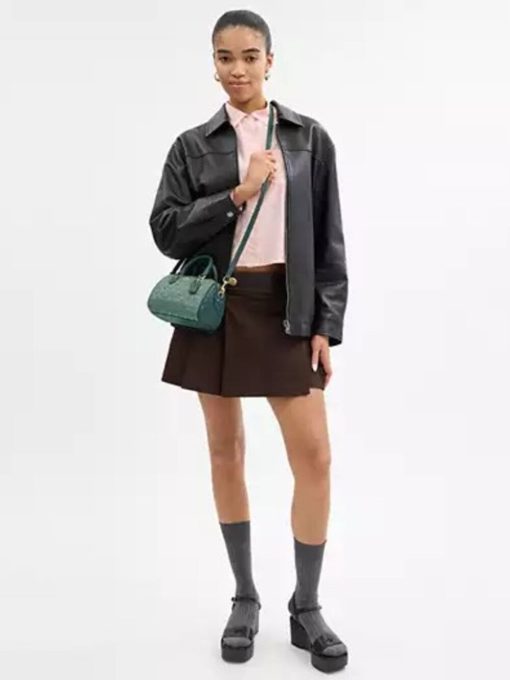 NWT Coach Mini Rowan Crossbody Bag In Blocked Signature Leather (CY744) - Picture 5 of 10